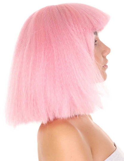 Wigs2you ハロウィンパーティープレミアムレディース H-1507 美しいルックを手に入れよう！ポップスターライトピンクウィッグ