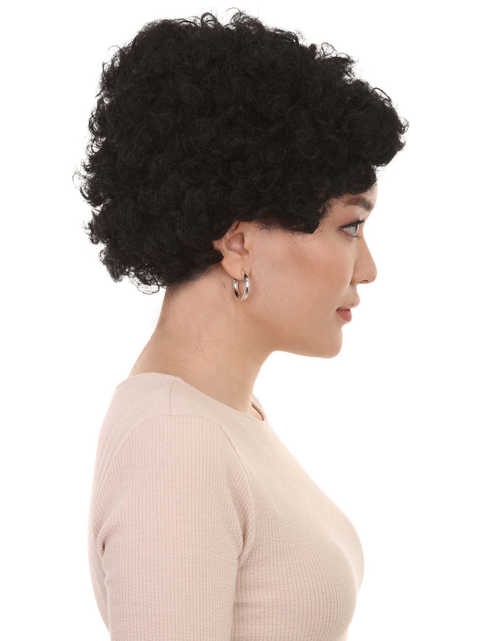 Wigs2you ハロウィンパーティープレミアムレディース H-561 ブラック "Afro" ウィッグ