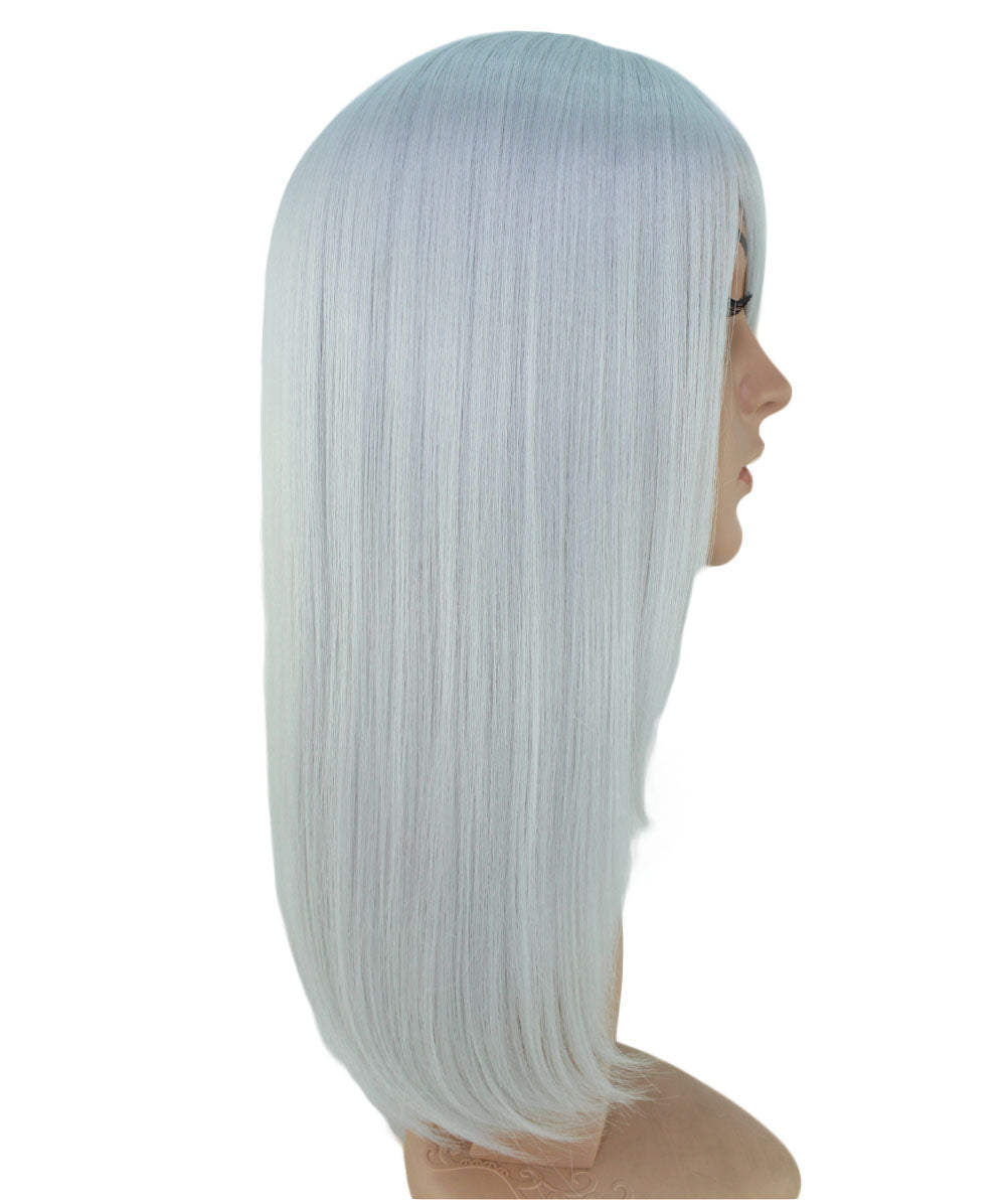 レディースファッション C-054 ロングストレート C-プラチナブロンド コスプレヒートスタイラブルウィッグ
