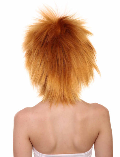 Wigs2you ハロウィンパーティープレミアムレディース H-1684 着け心地が良い とても快適 ファンキーパンク ゴールデンブラウンウィッグ