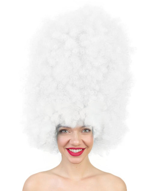 Wigs2you ハロウィンパーティ プレミアムレディース H-2012 着用しやすい 超巨大 ホワイト アフロウィッグ スタイルを大きくする