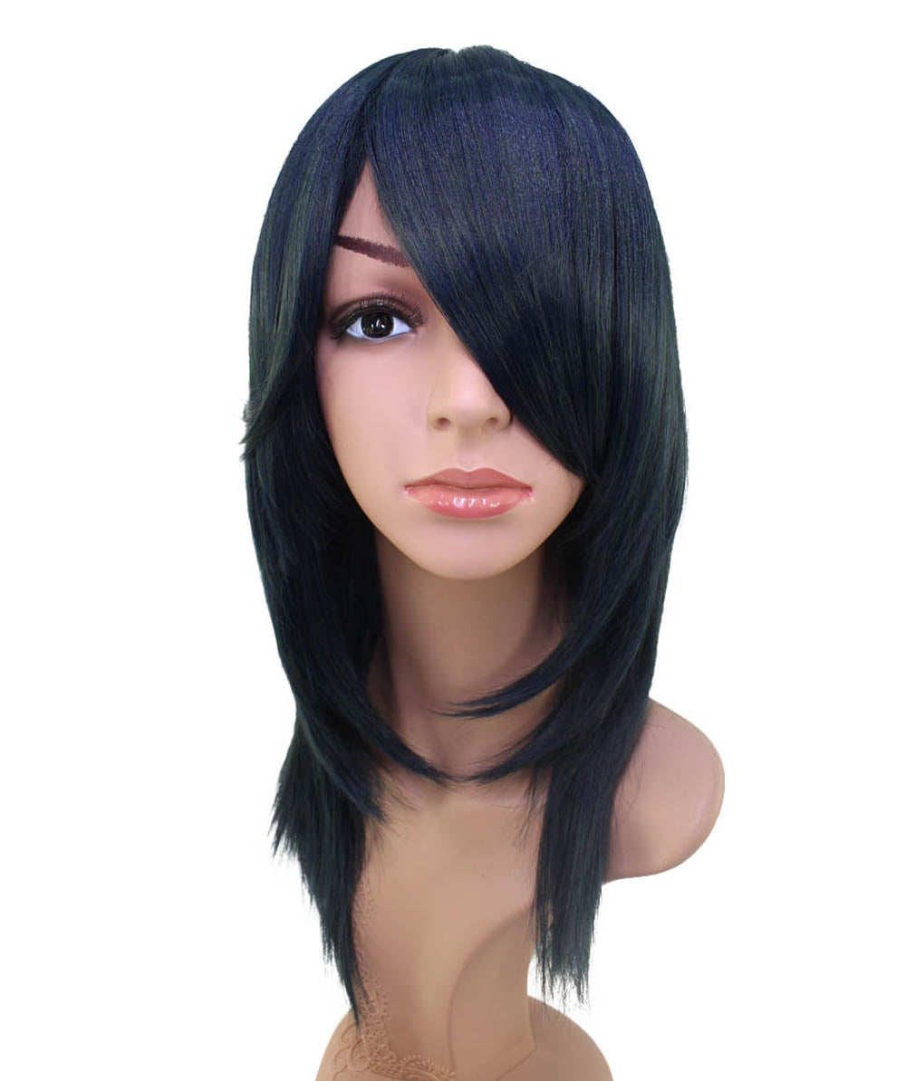 レディースファッション C-071 ロングストレート C-ワインレッド コスプレヒートスタイラブルウィッグ