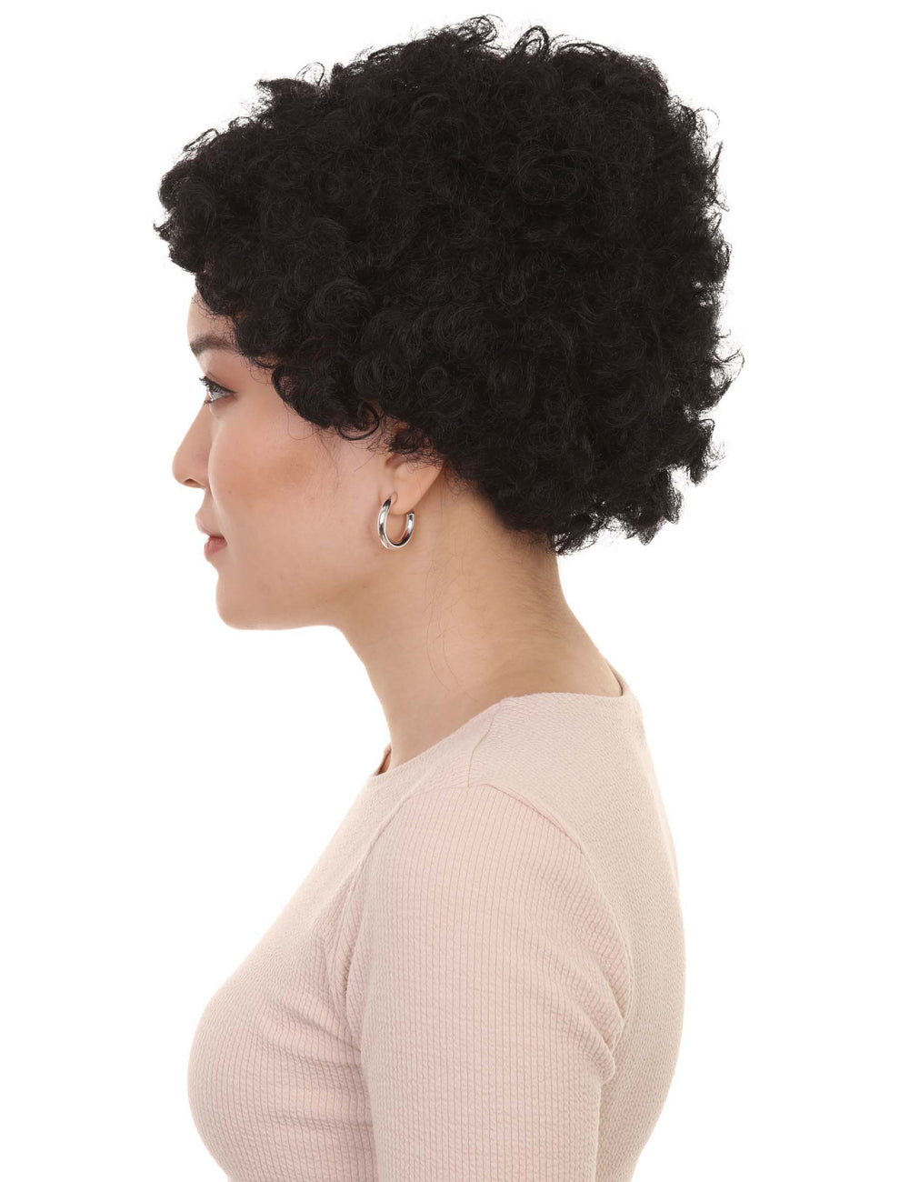 Wigs2you ハロウィンパーティープレミアムレディース H-561 ブラック "Afro" ウィッグ