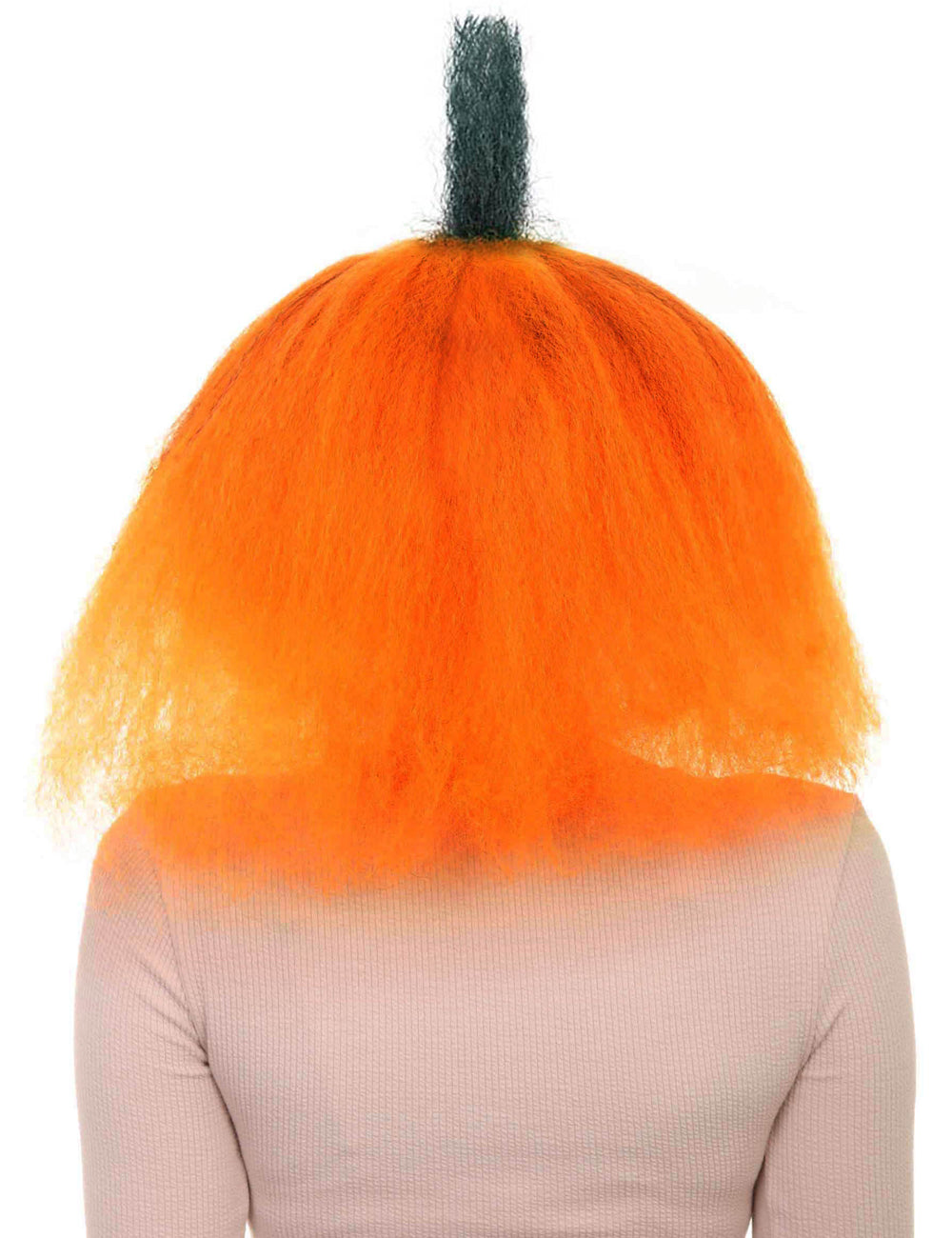 ハロウィーンのカボチャの女性ウィッグ | 果物野菜コスプレハロウィンウィッグ | プレミアム通気性キャップレスキャップ H-355
