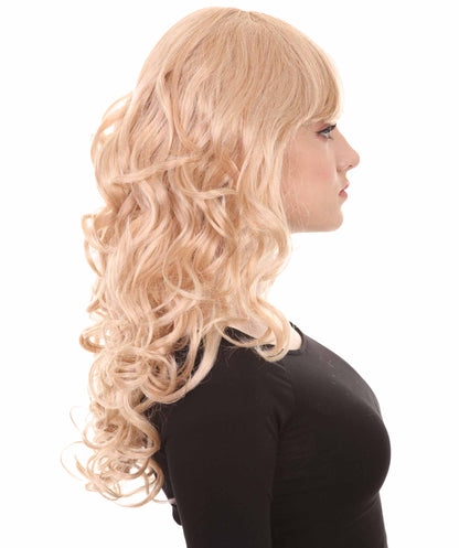 Wigs2you ハロウィン パーティー プレミアム H-833 バットマン 女性ジョーカー ウィッグ ゴールデン ブロンド カラー