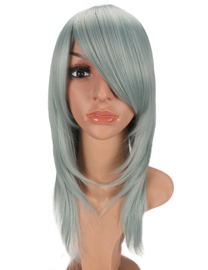 レディースファッション C-071 ロングストレート C-ワインレッド コスプレヒートスタイラブルウィッグ