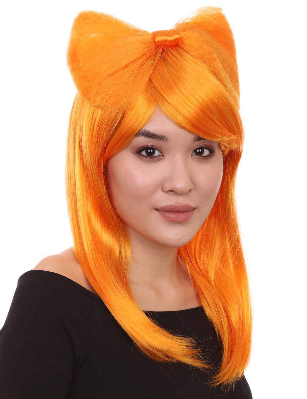 Wigs2you ハロウィンパーティープレミアムレディース H-1608 着用が簡単 とても快適 パンプキン ロング バタフライウィッグ