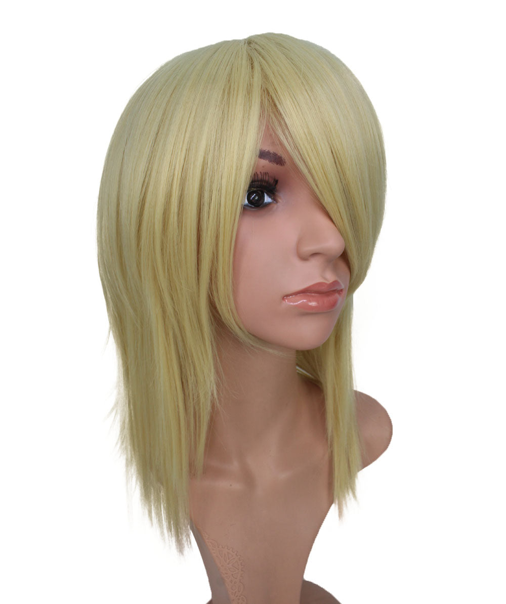レディースファッション C-070 ミディアム C-ワインレッド コスプレヒートスタイラブルウィッグ