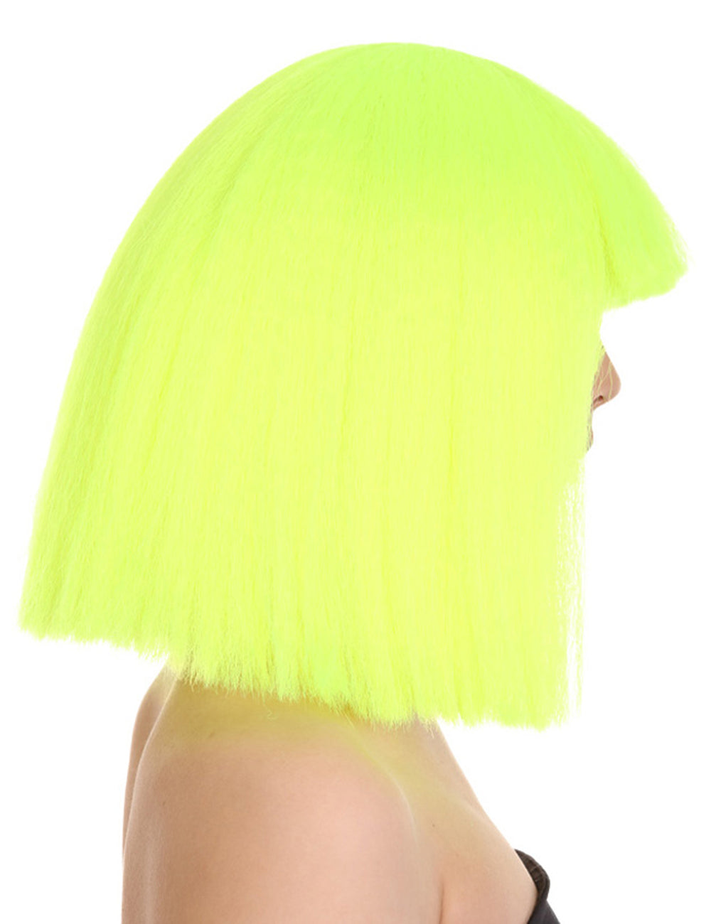 Wigs2you ハロウィンパーティープレミアムレディース H-1528 美しいルックを手に入れよう！ポップスターネオングリーンウィッグ