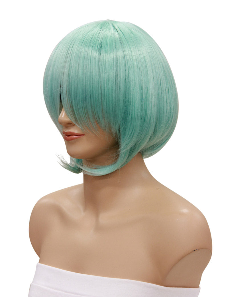 レディースファッション C-014 ショート C-アクアマリン コスプレ ヒートスタイルウィッグ