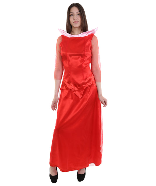女性 JCO-413 のプリンセスコスチューム レッドコスプレコスチューム