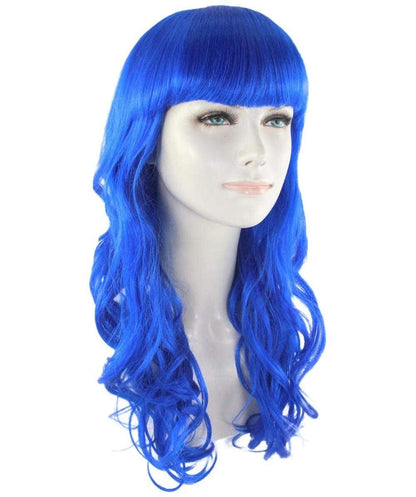 Wigs2you ハロウィン パーティー プレミアム H-820 バットマン 女性ジョーカー ウィッグ ダークブルー色