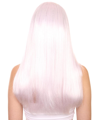 ハロウィンパーティープレミアムレディ H-5438 ロングレングス ポリスオフィサーウィッグ ホワイト