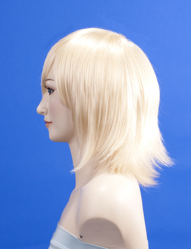 レディースファッション W-728 ミディアム C-プラチナブロンド コスプレヒートスタイラブルウィッグ