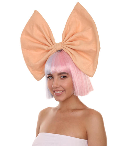 ハロウィンパーティープレミアムレディ H-5442 ショートレングス ハロウィンツートーングループシンガーウィッグ マルチカラー