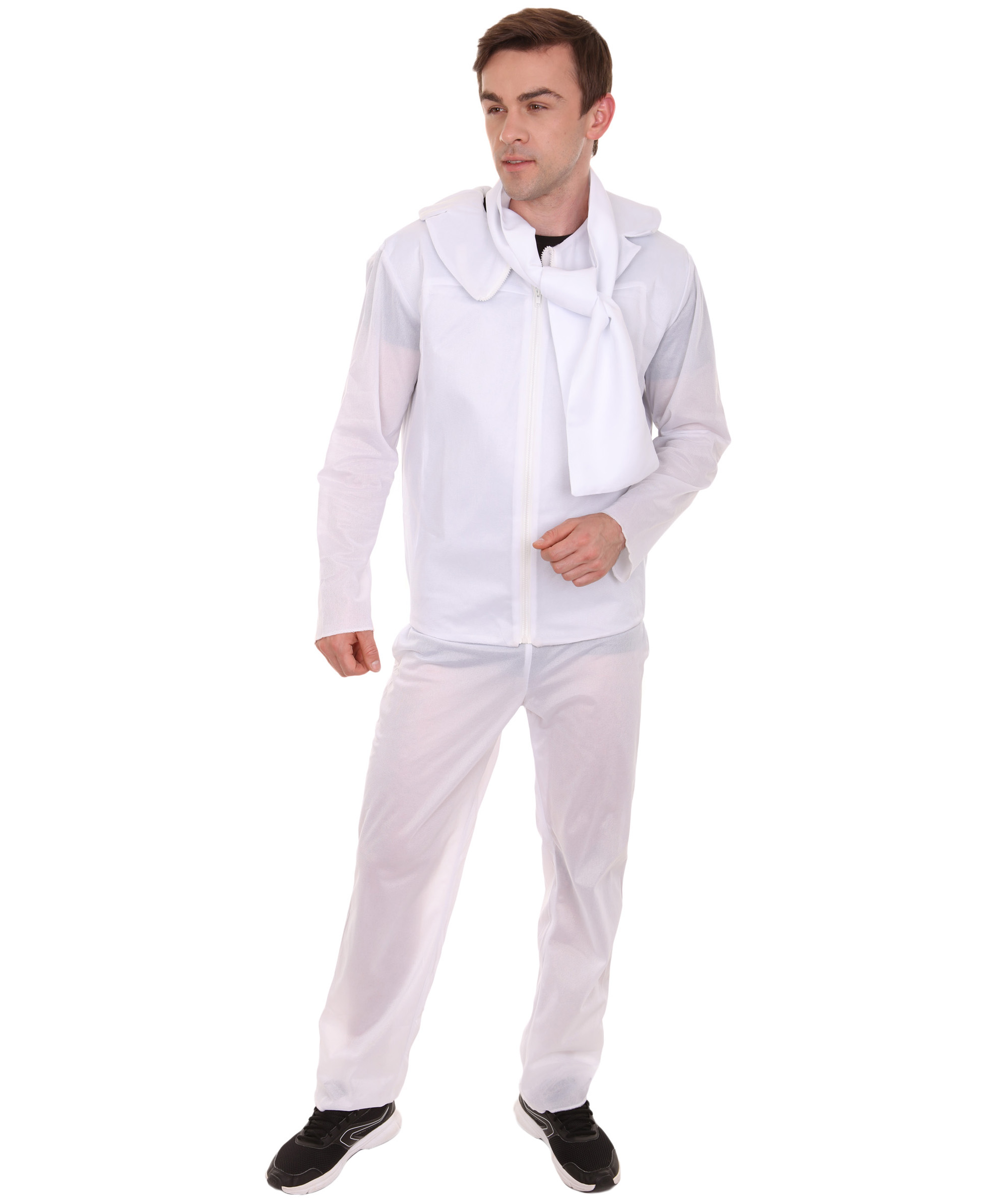 男性 JCP-053 のアニメ映画スーパーヴィラン衣装 ホワイトハロウィンコスチューム